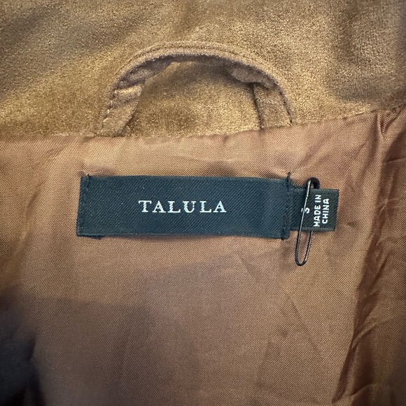 TALULA Faux Suede Moto Jacket - Picture 3 of 5